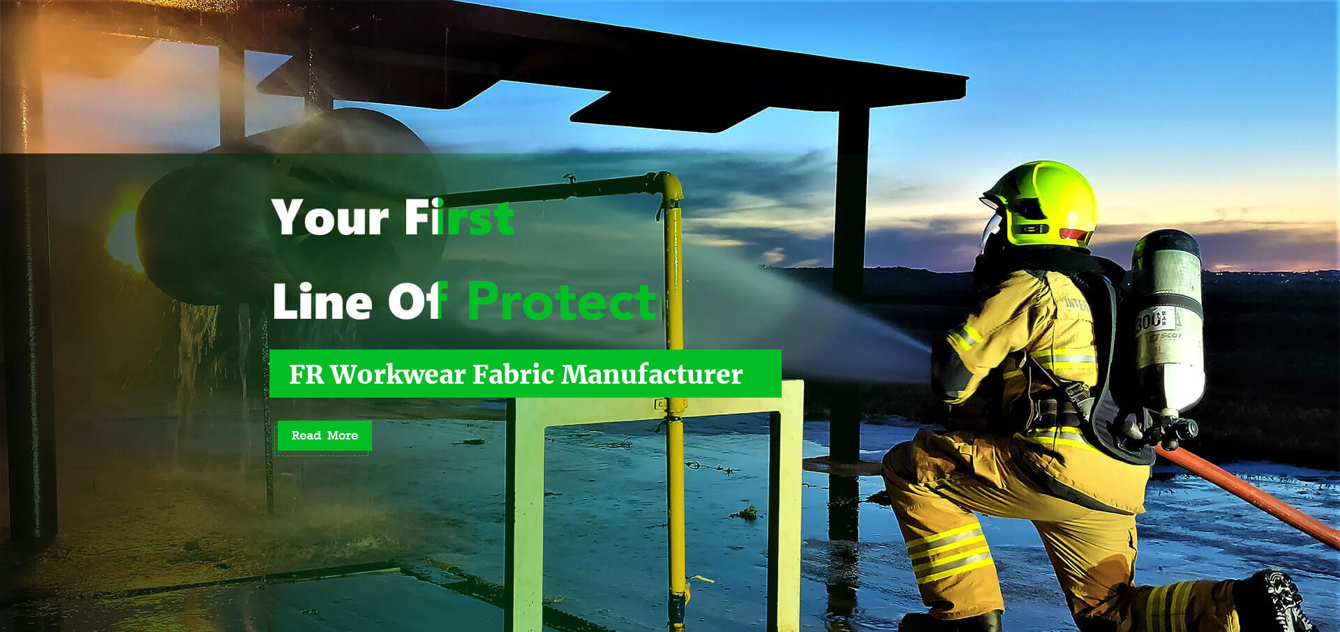 We are a manufacturer and supplier of Fire Proof Fabric in China