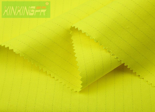 Flame-Retardant Hi-vis Yellow Fabric