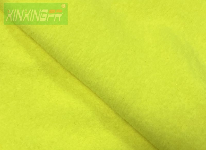 Hi-Vis Fleece Fluorescent Yellow Fabric